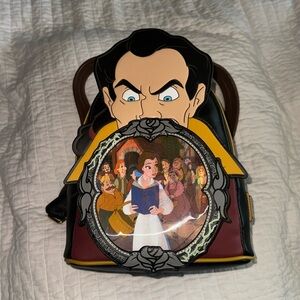 NEW!! Beauty and the Beast Villain Gaston Loungefly Backpack